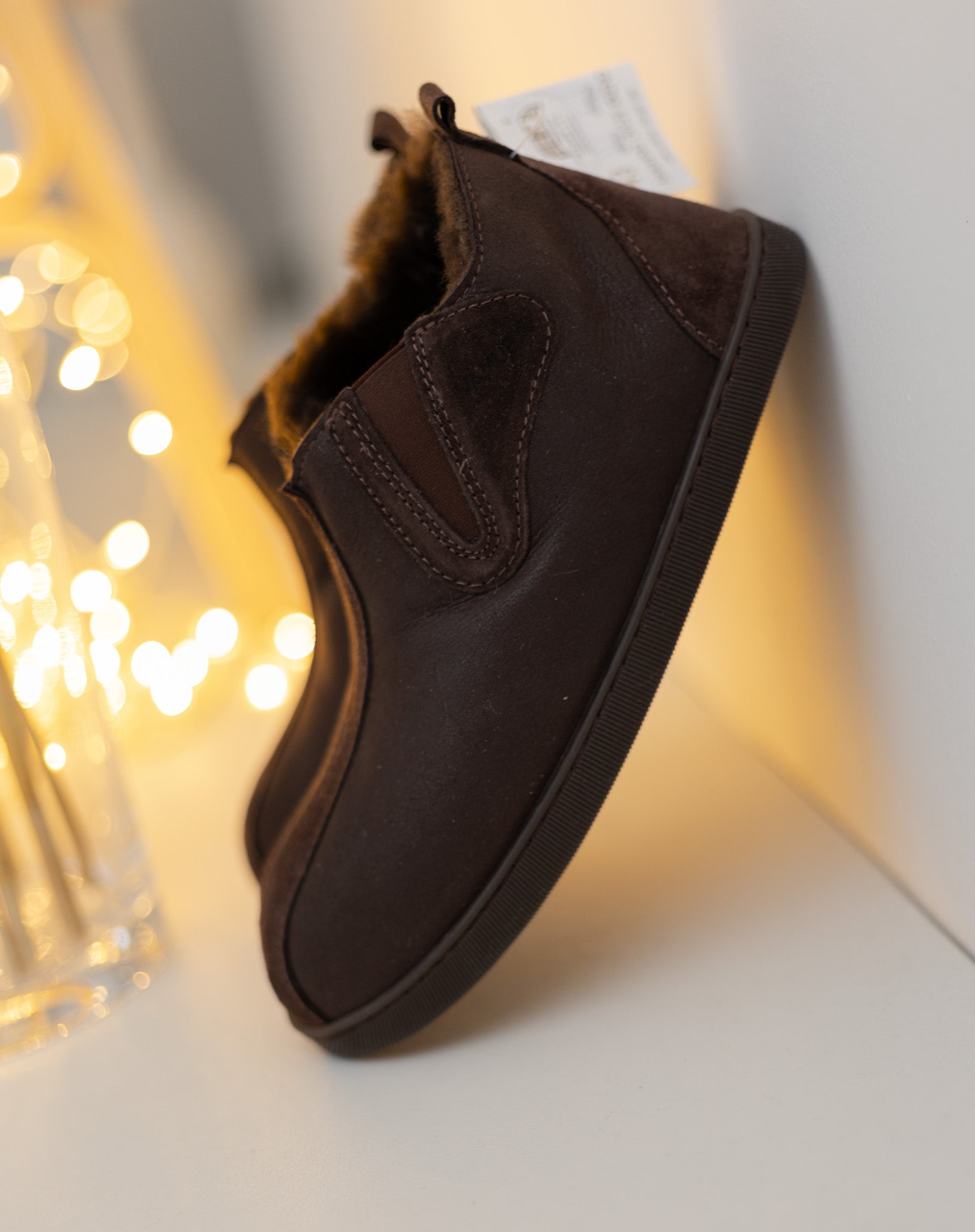 Visoki krzneni copati