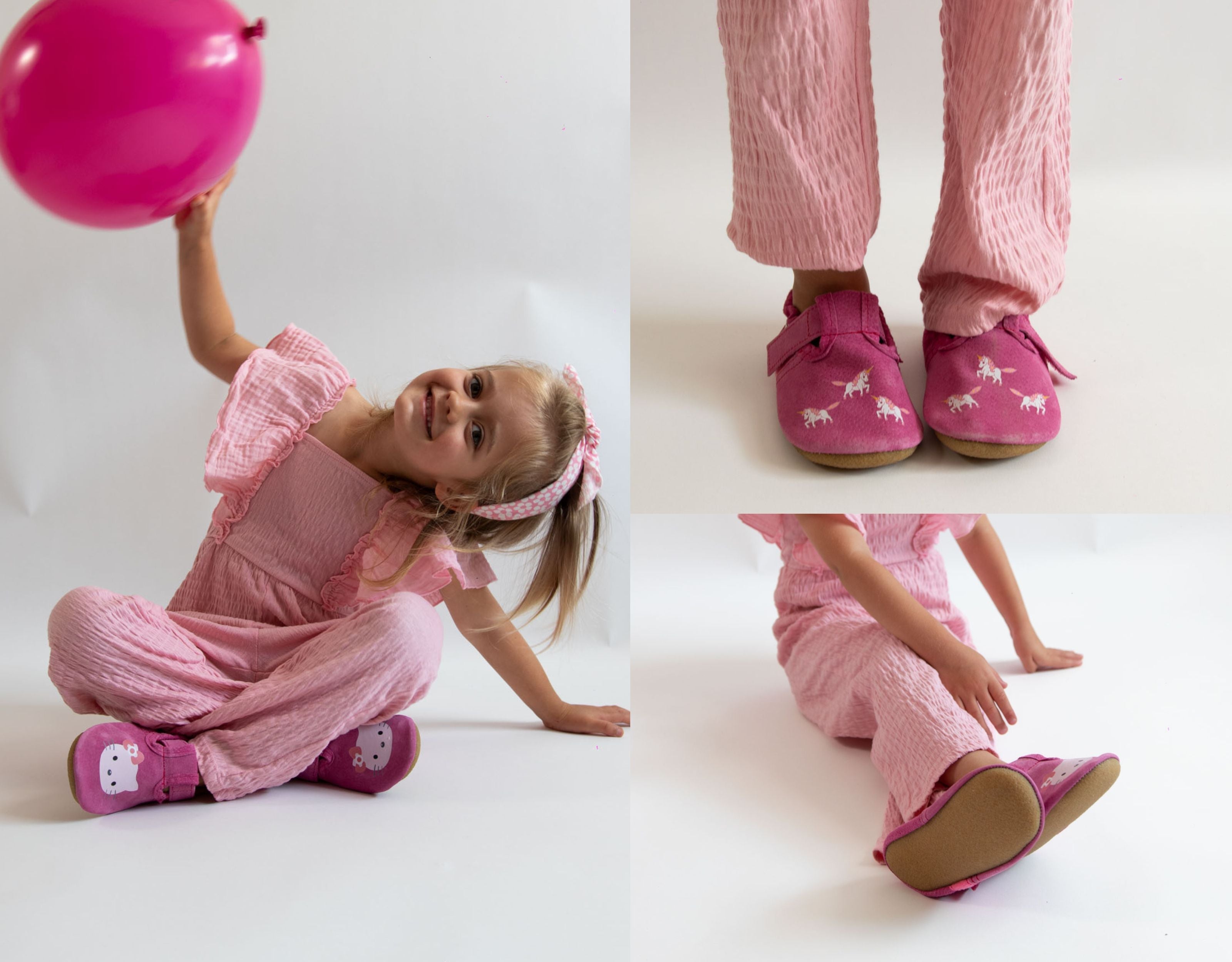 Usnjeni bosonogi copati za v vrtec