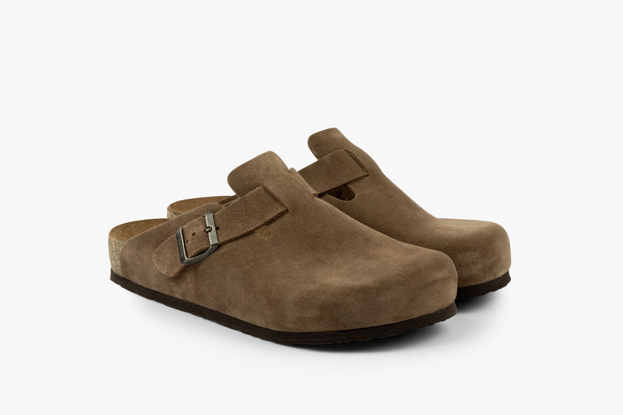 LEATHER SLIDES KRATOS – BROWN