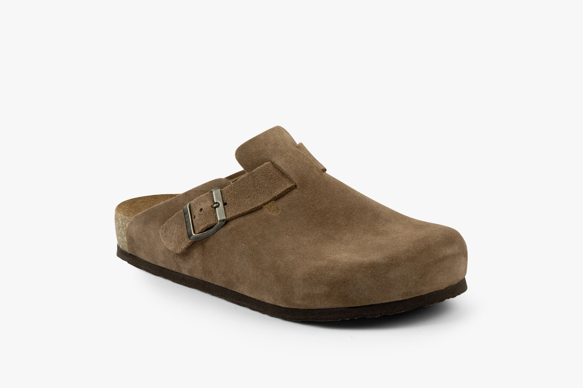LEATHER SLIDES KRATOS – BROWN
