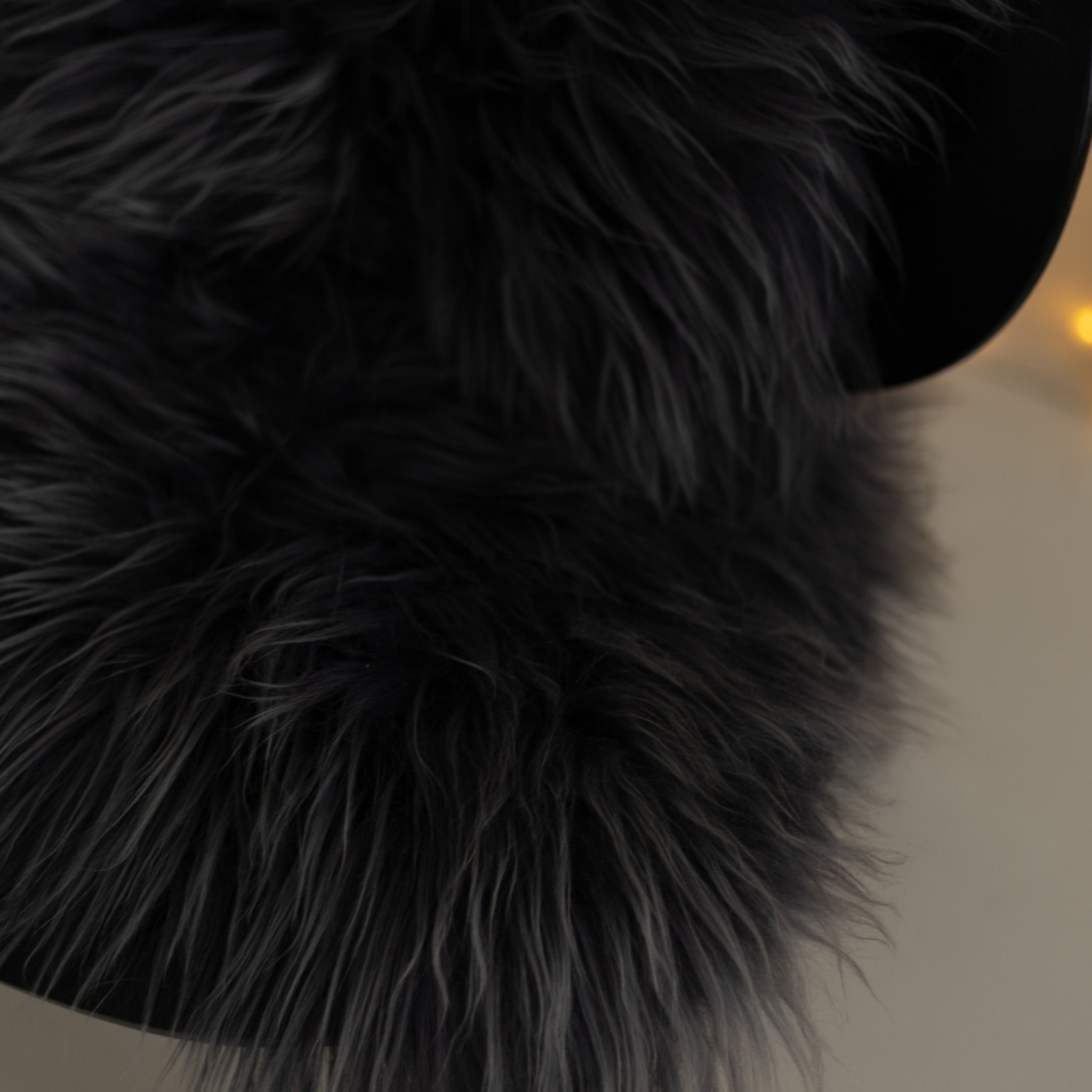 Krznena koža dolga dlaka - Siva