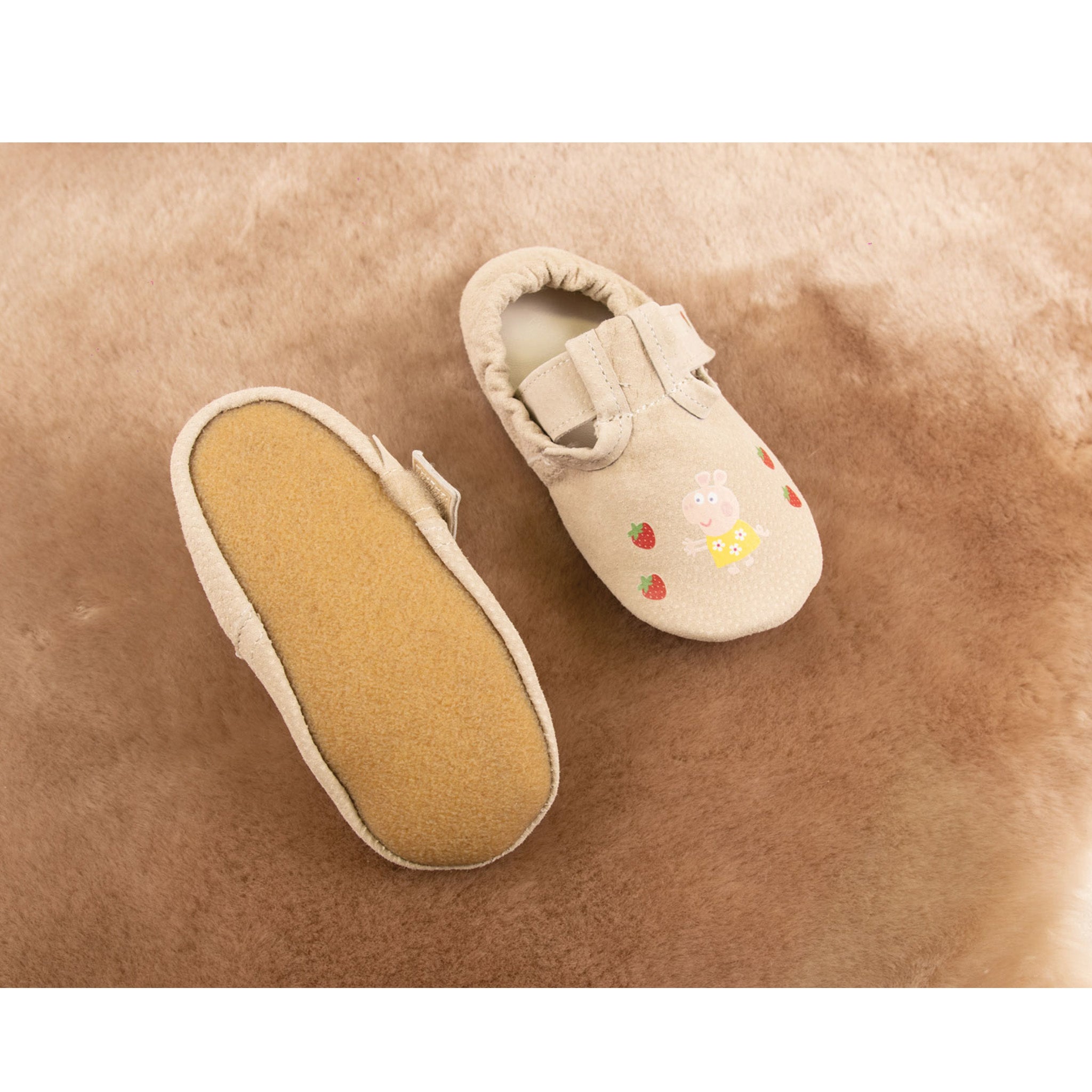 Usnjeni babysoft copati s pujso pepo