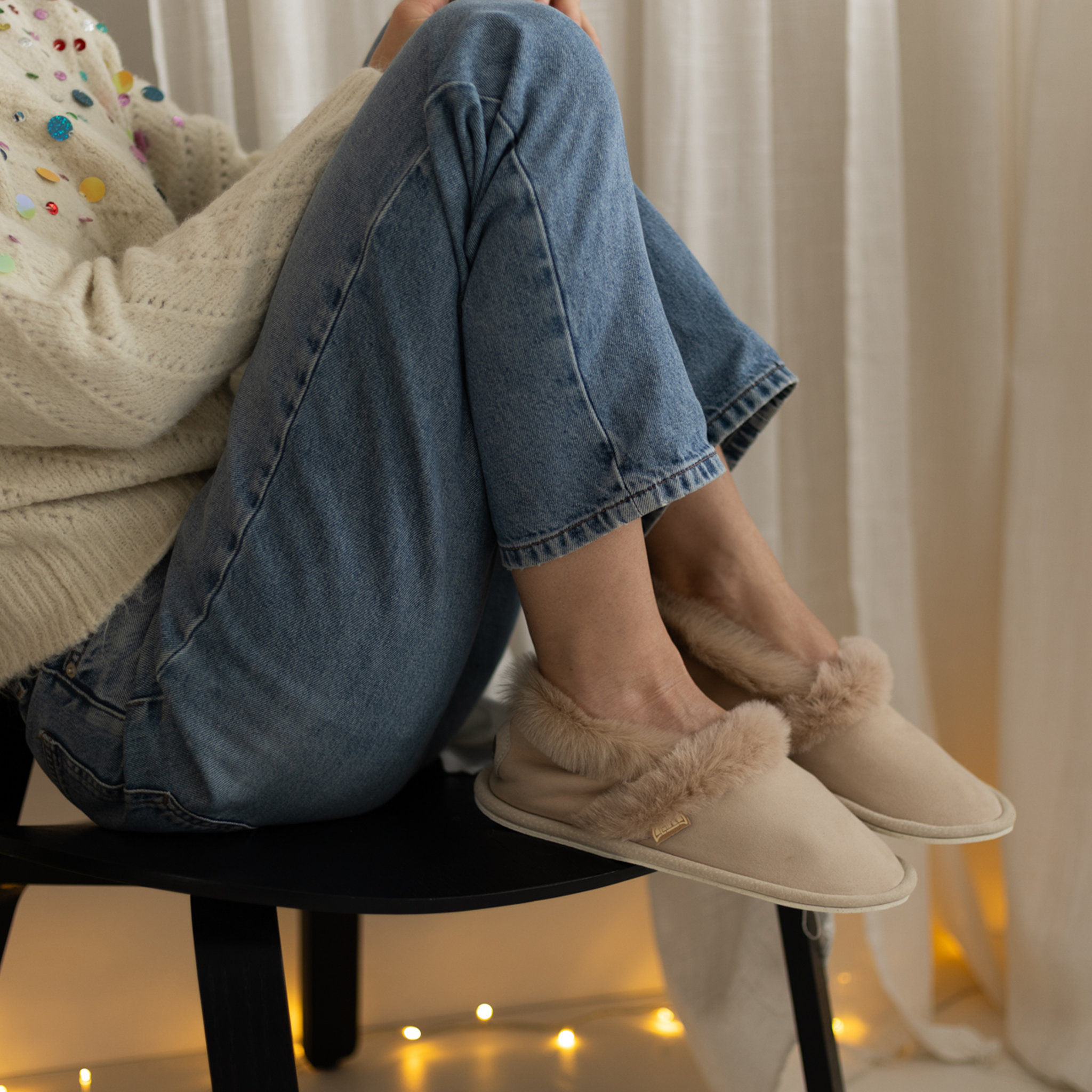 Krzneni copati za obut