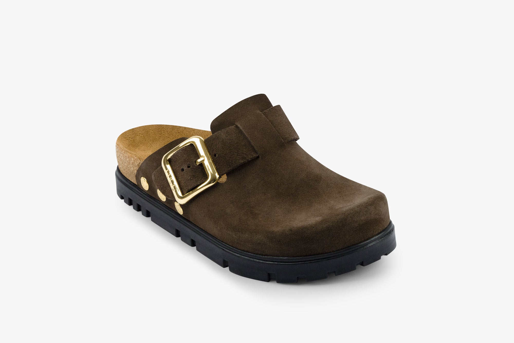 Andora II – Dark Brown Leather Sandals with an Anatomical Footbed