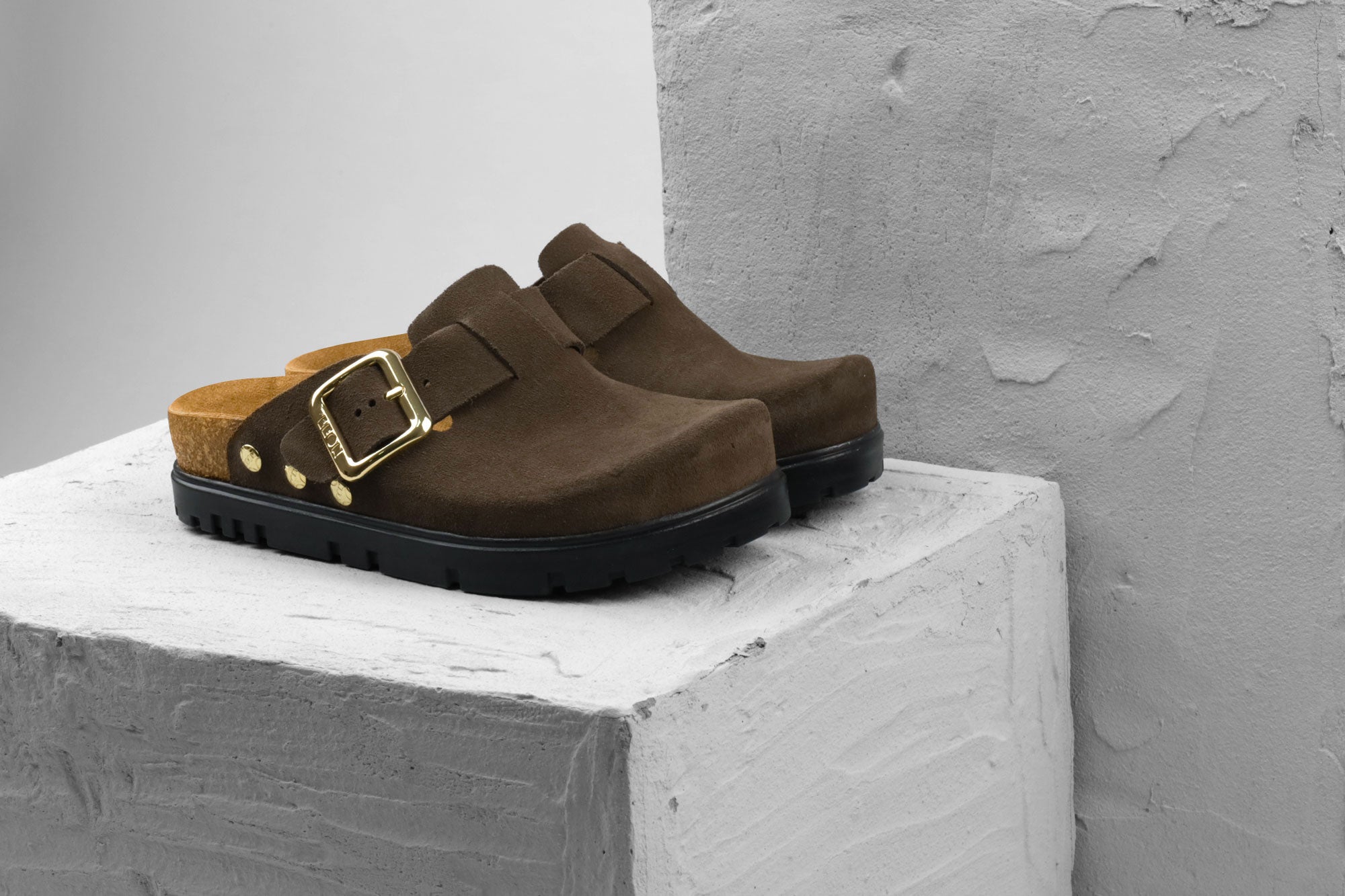 Andora II – Dark Brown Leather Sandals with an Anatomical Footbed