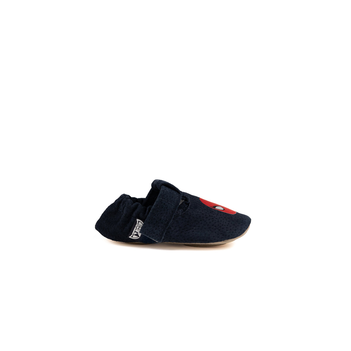 Bosonogi Babysoft copati - Temno modra s spidermanom