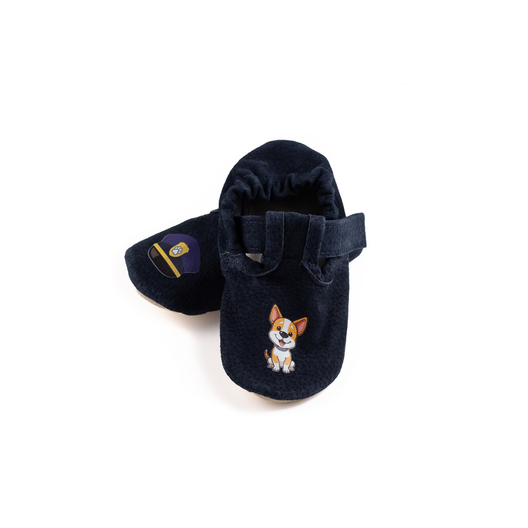 Barefoot Babysoft slippers – Dark blue space