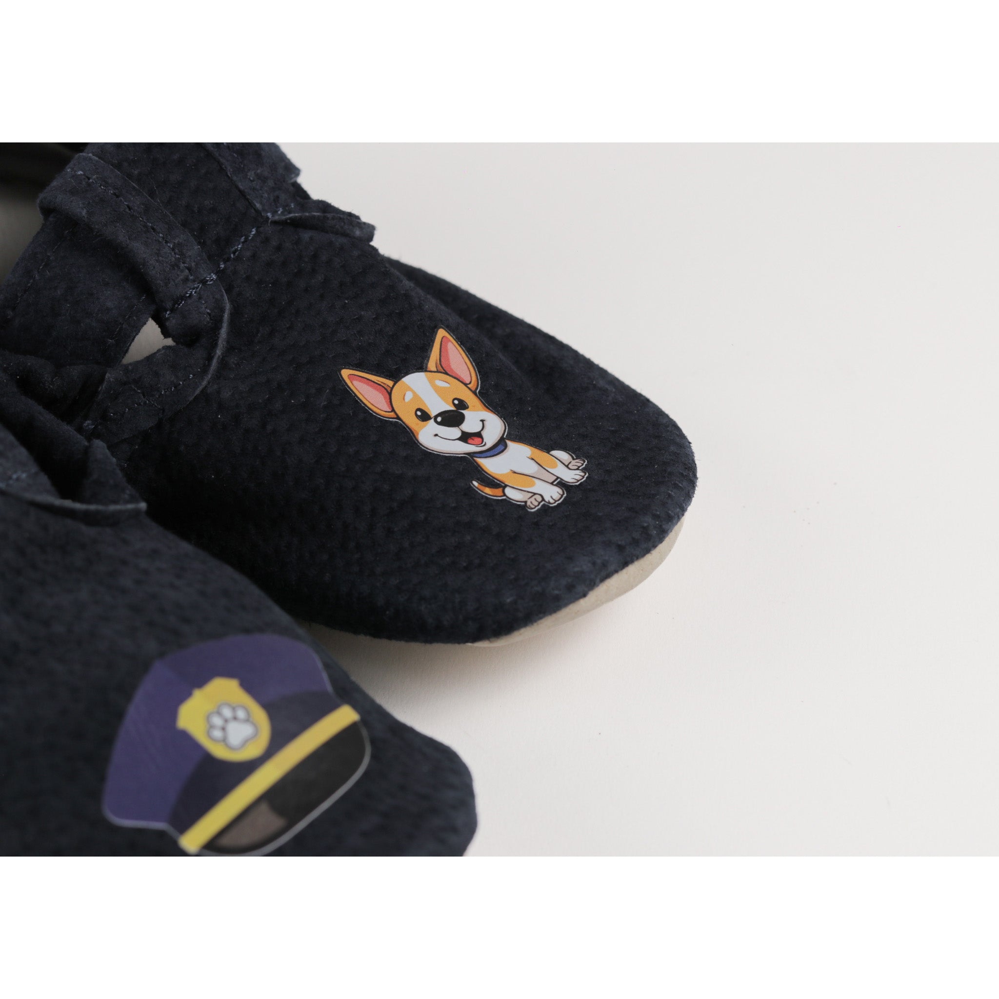 Barefoot Babysoft slippers – Dark blue space