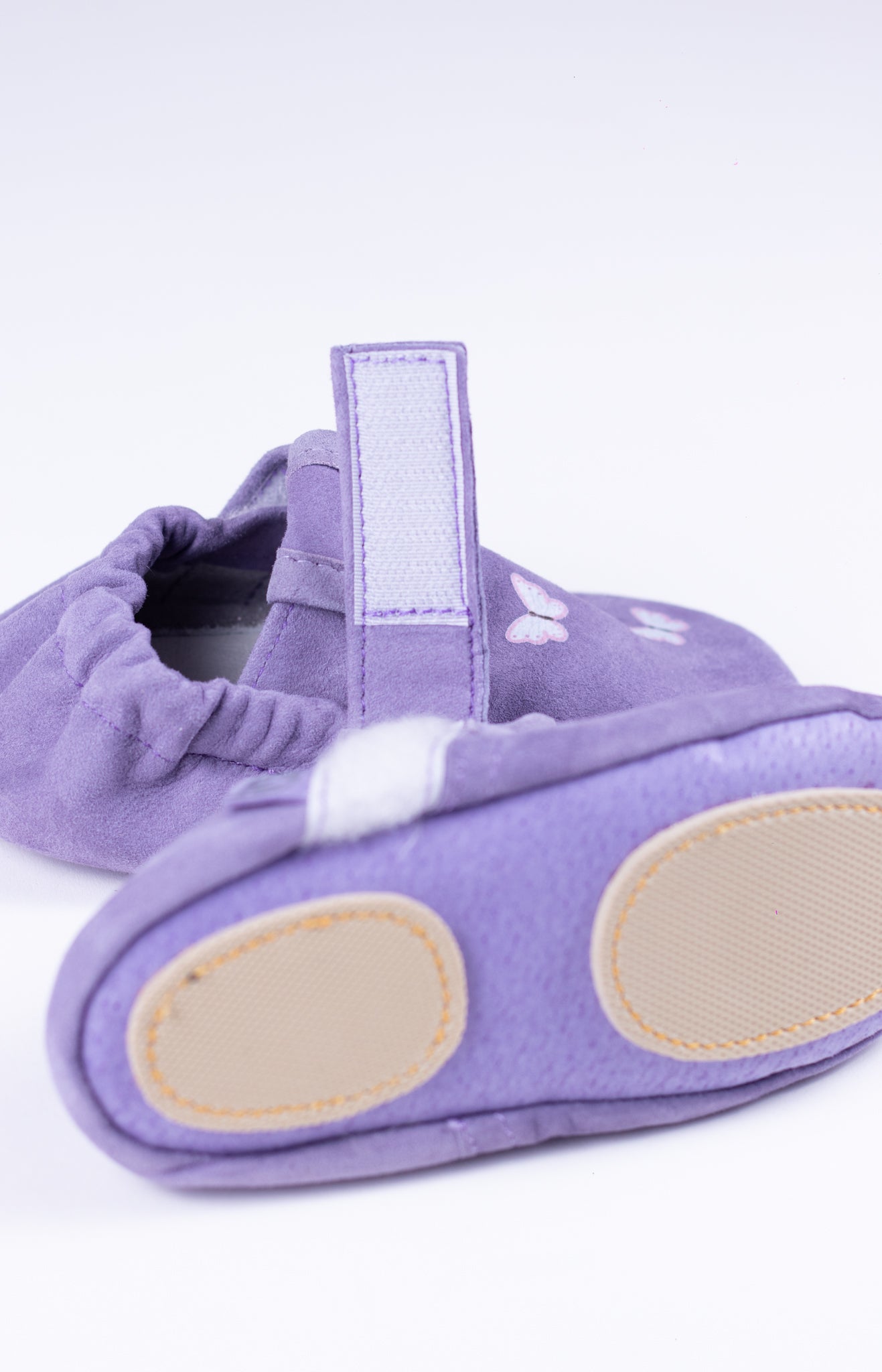 nedrseči usnjeni copati za otroke