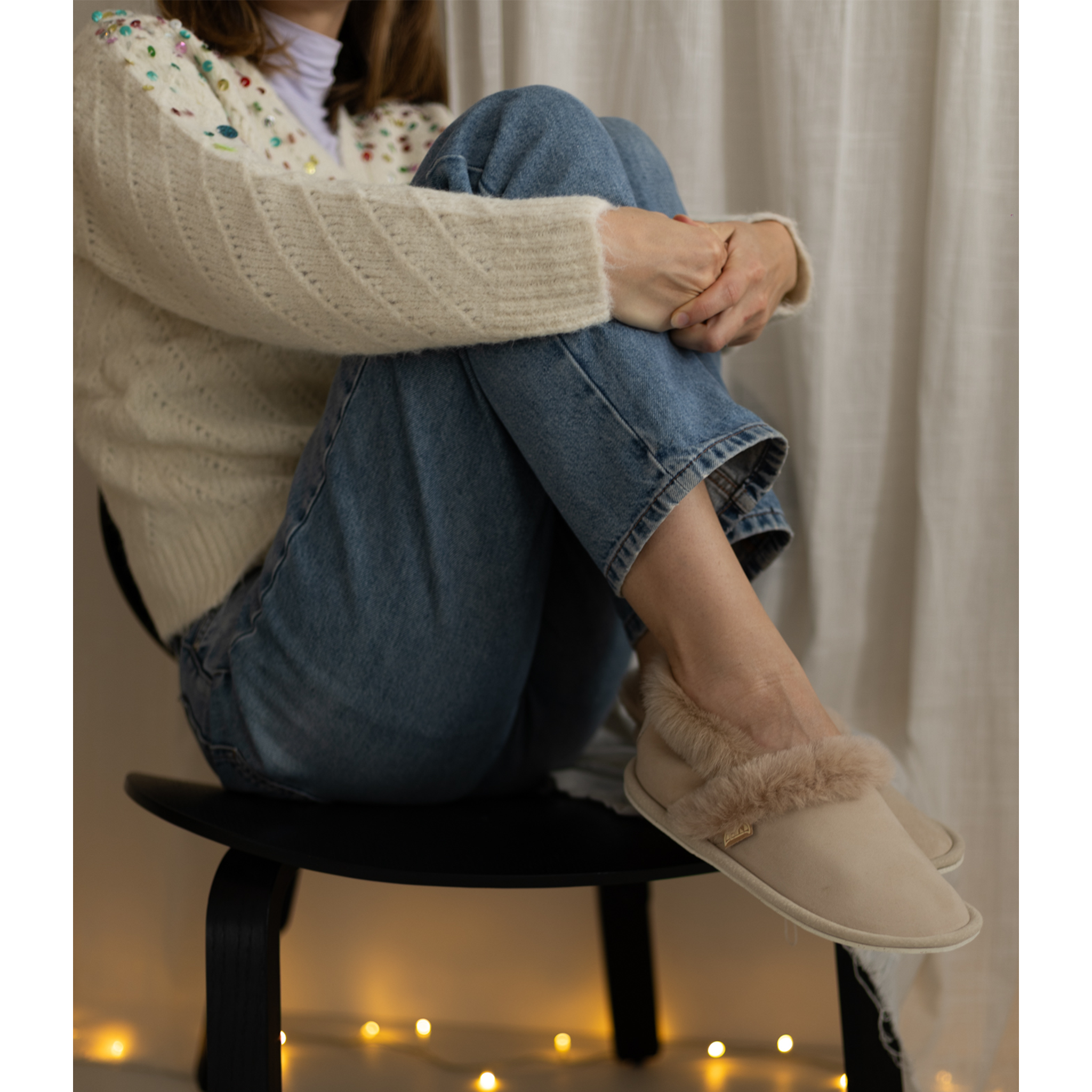 Krzneni copati za obut